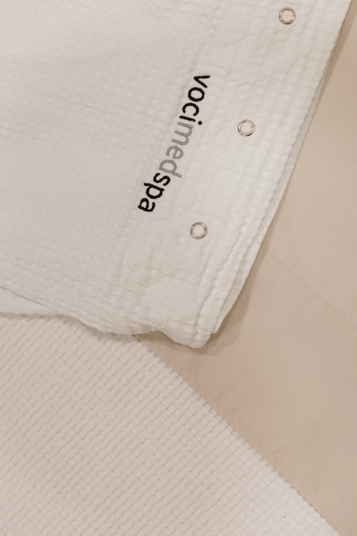 Voci MedSpa treatment linens