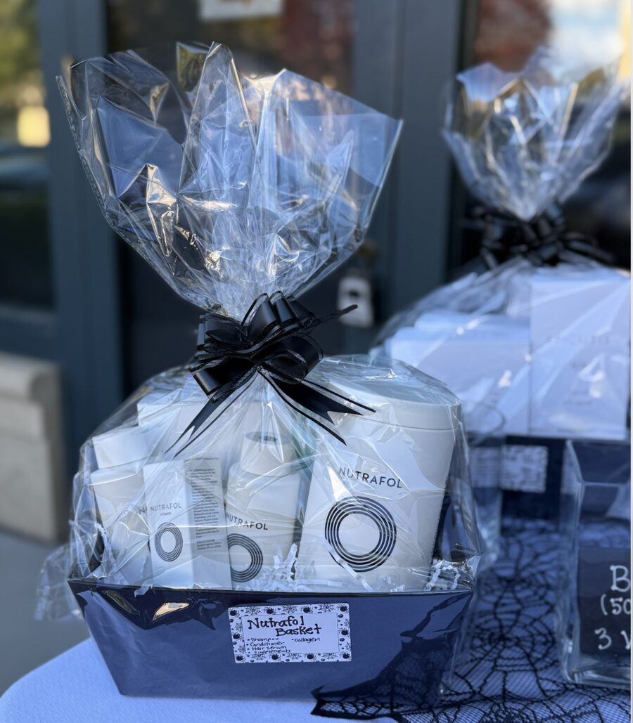 Nutrafol raffle gift basket
