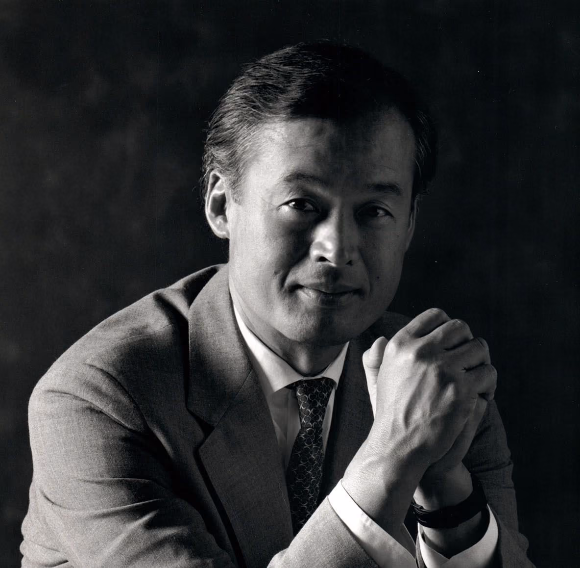Founder Tachi Yamada black and white headshot