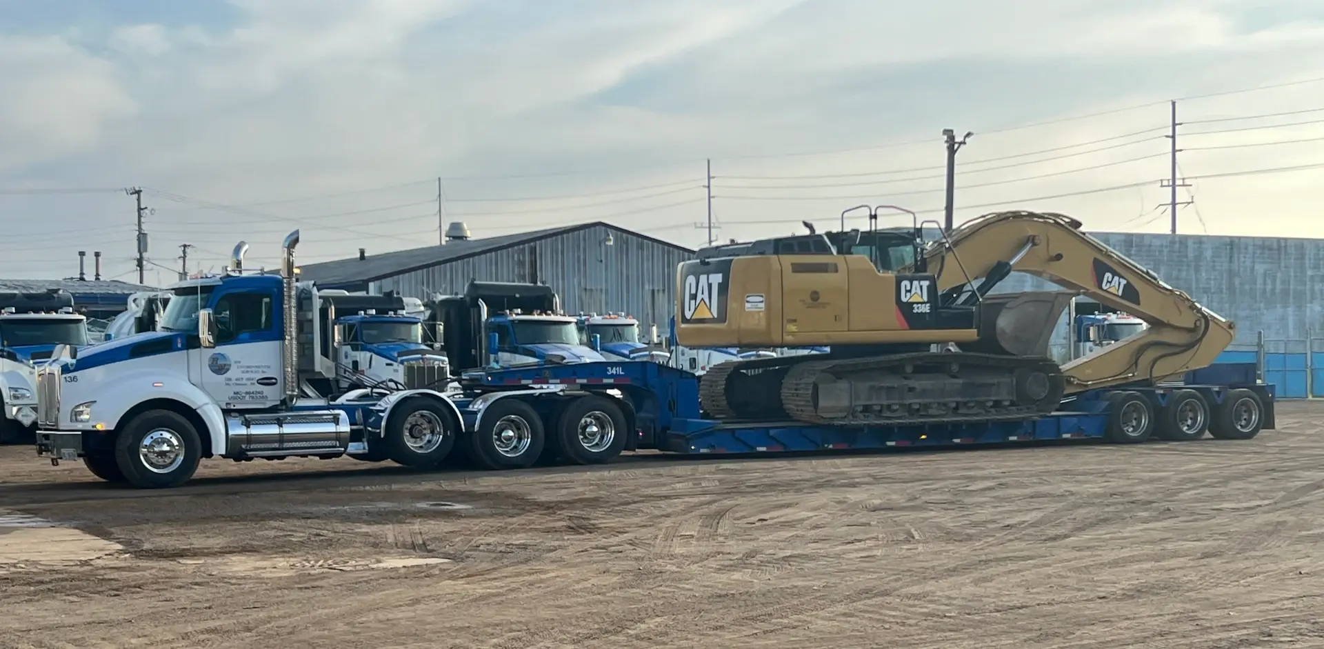 vehicle equipment parked