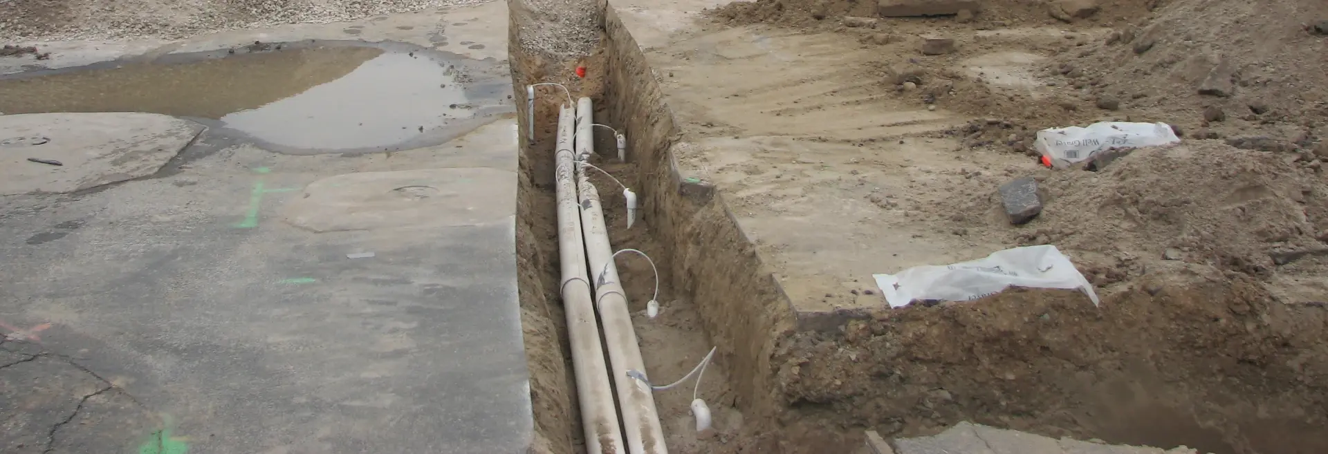 piping tunneled in ground