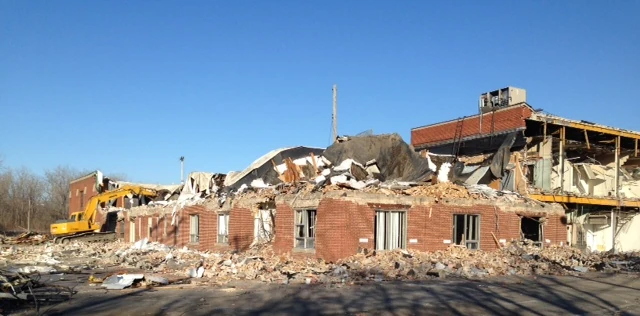 building demolition site