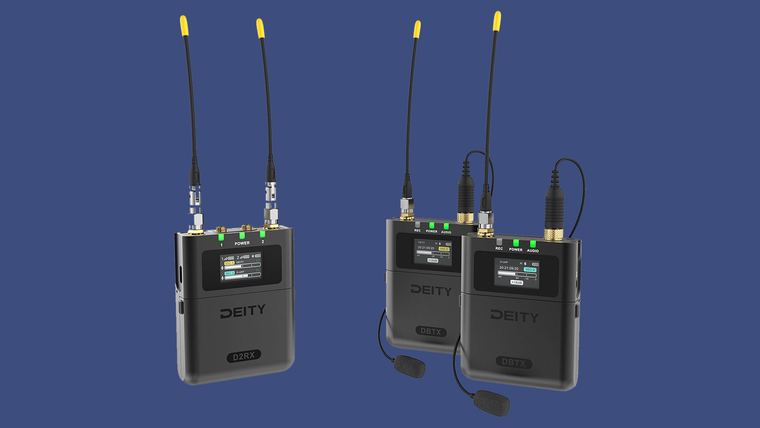 Deity Theos microphone with sync and integrated recorder