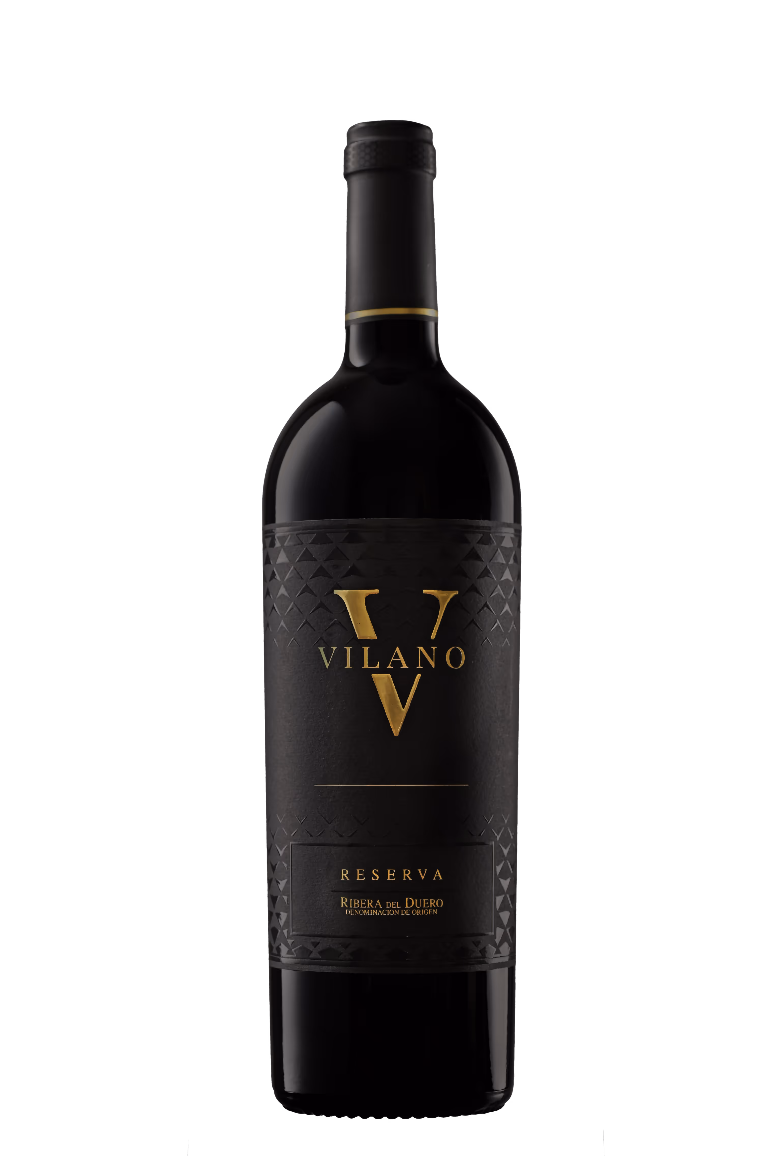 Botella de Vilano Reserva, ganador de la Medalla de Oro en las Sélections Mondiales des Vins de Canadá