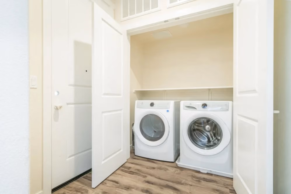 washer and dryer
