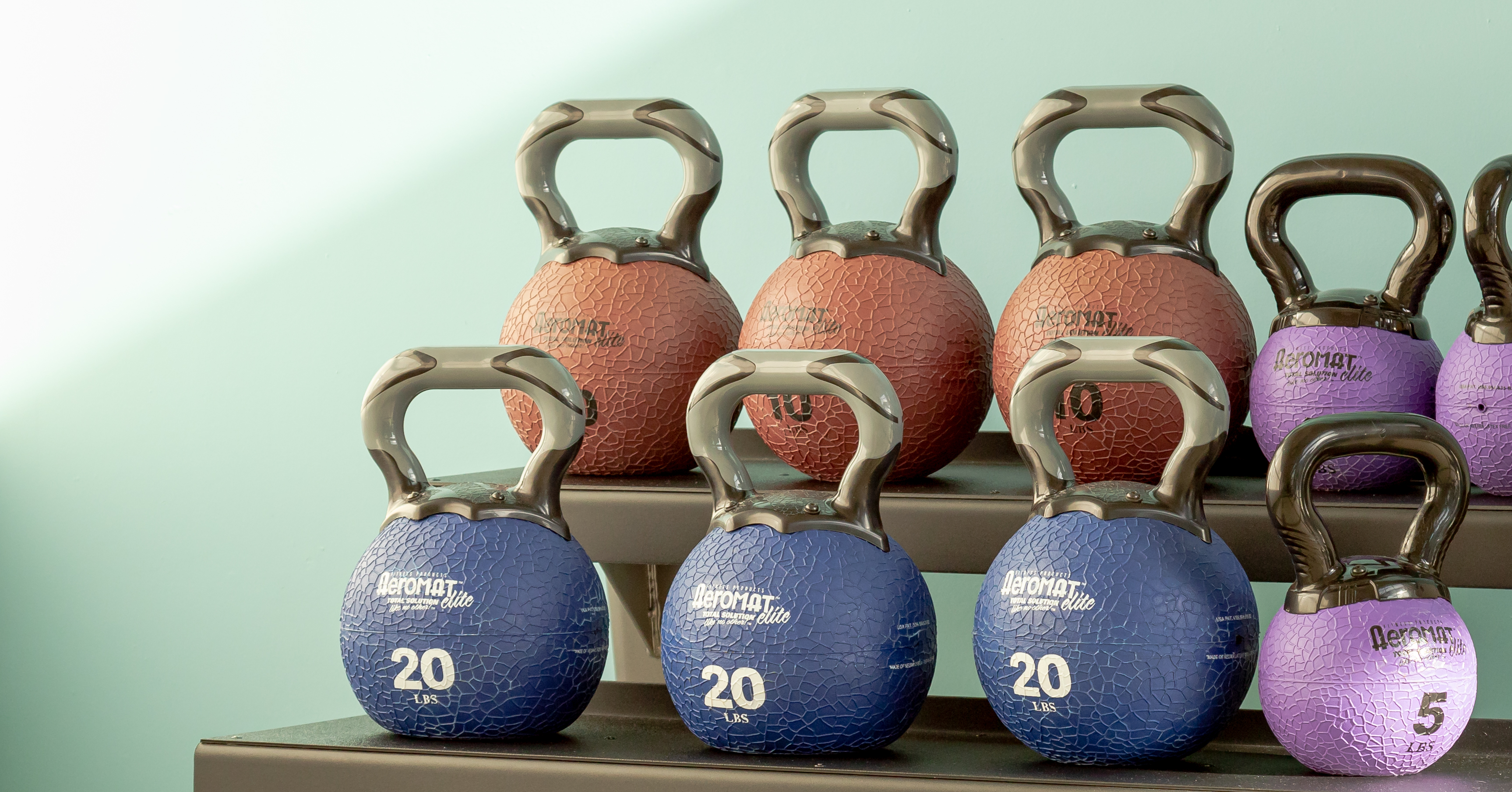 Fitness center weights