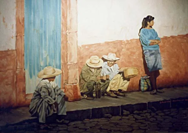 Mexican Street Scene 1