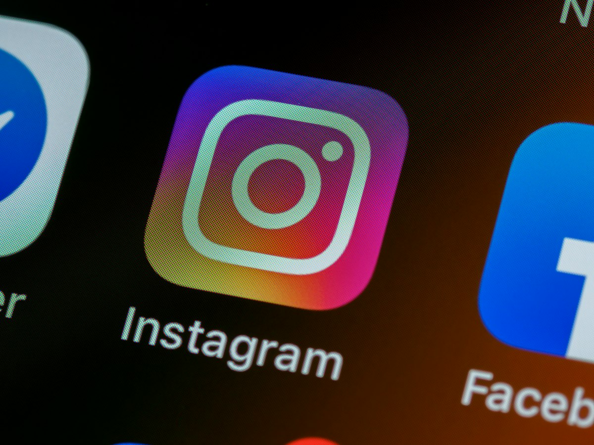 Instagram app icon on a smartphone home screen