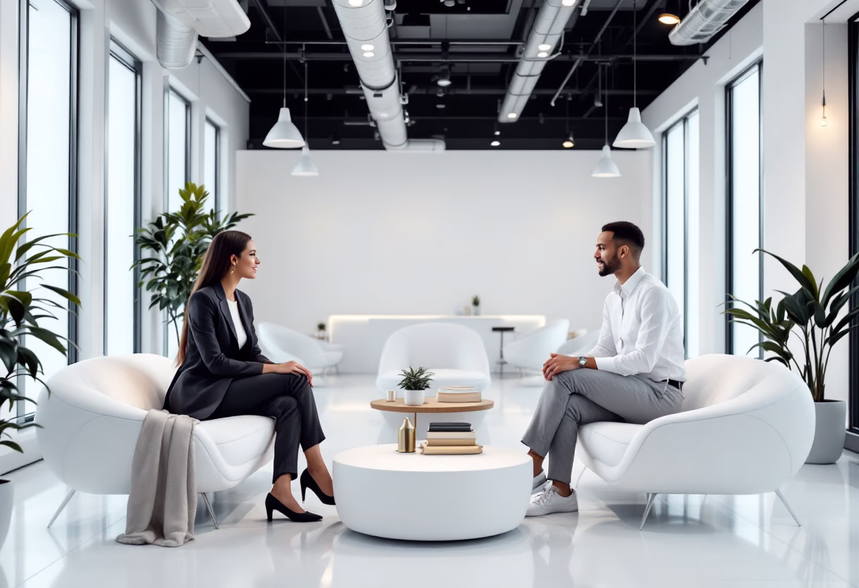 image of customer service area for a trucking company