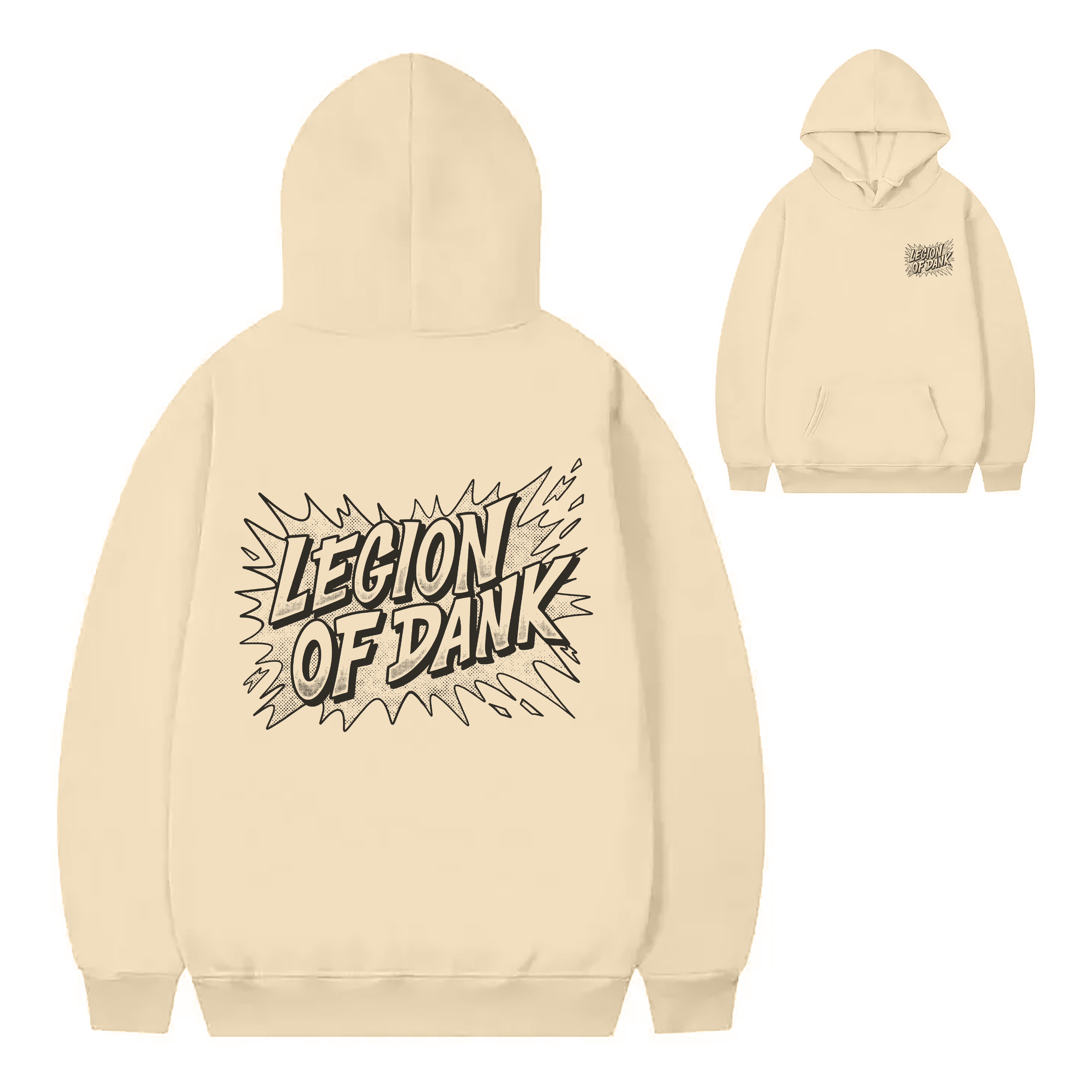 Comic Edition Hoodie: Cream
