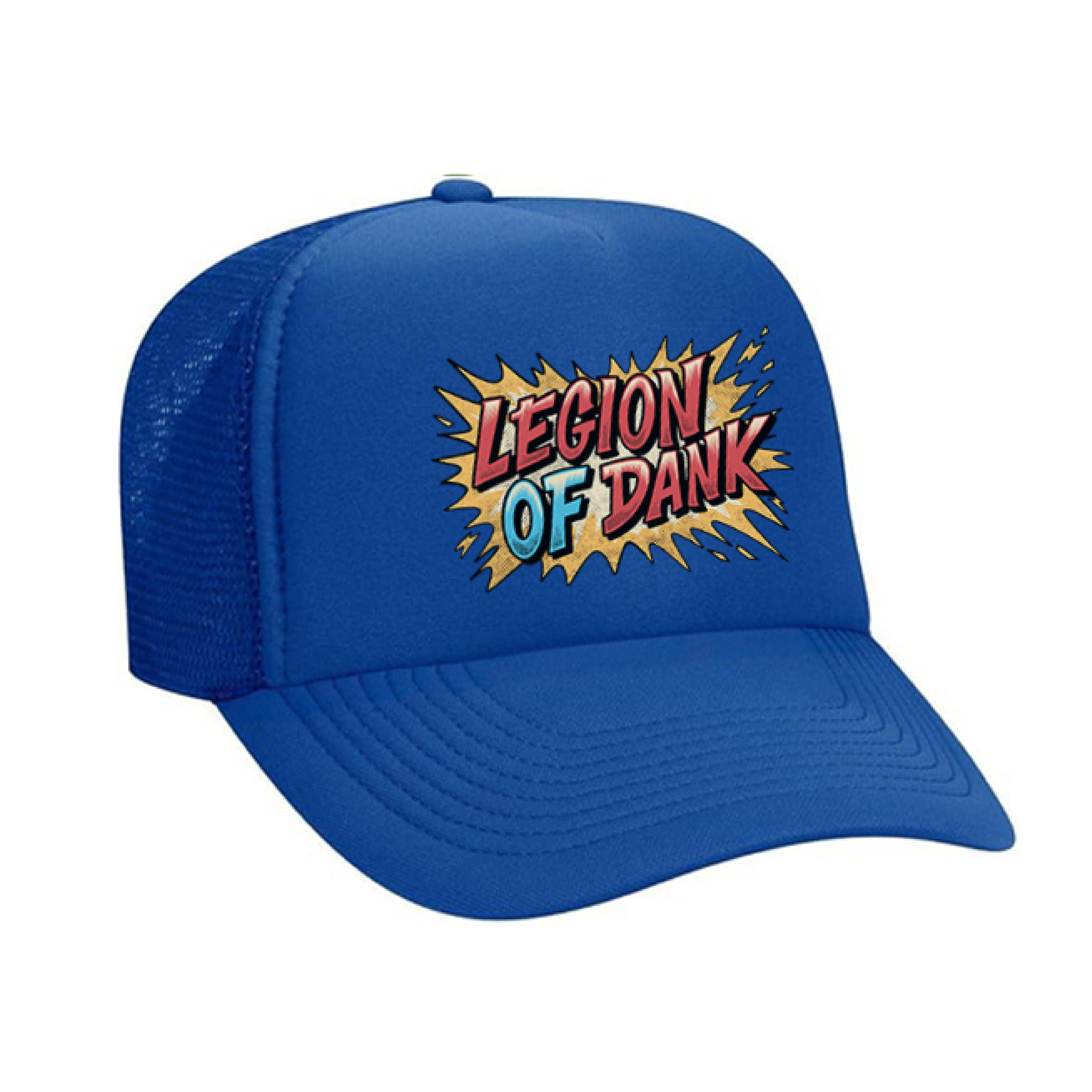 LOD Comic Edition Trucker Hat: Blue