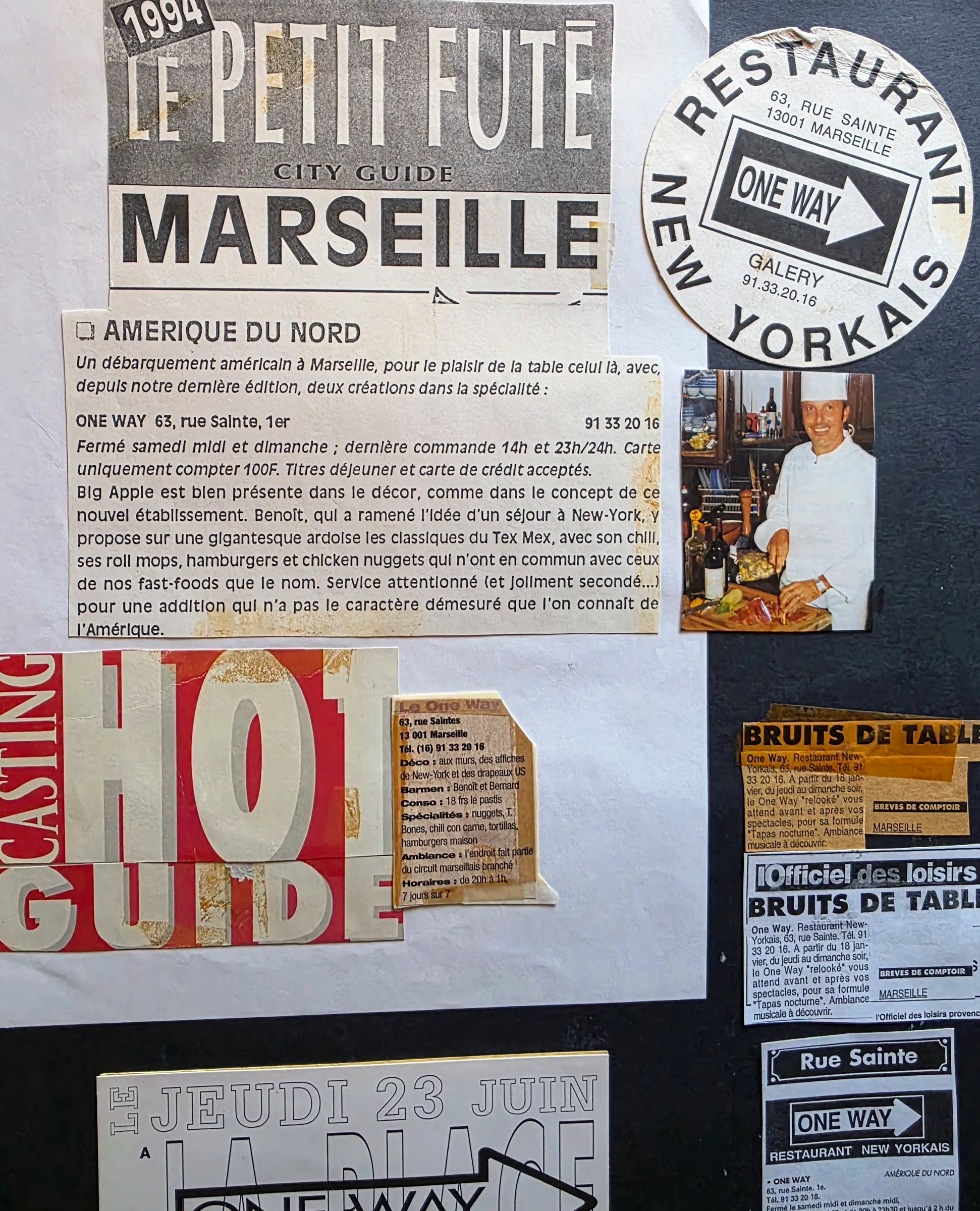Le One Way dans Le Petit Futé Marseille 1994