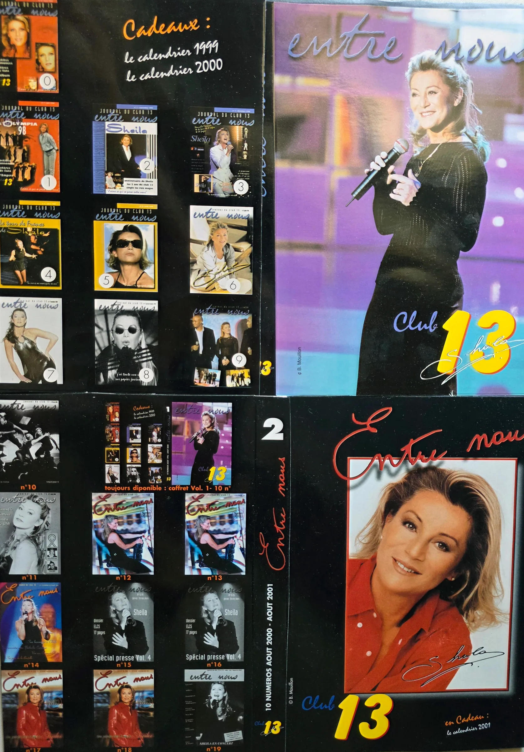 La collection du journal Entre nous du Club 13
