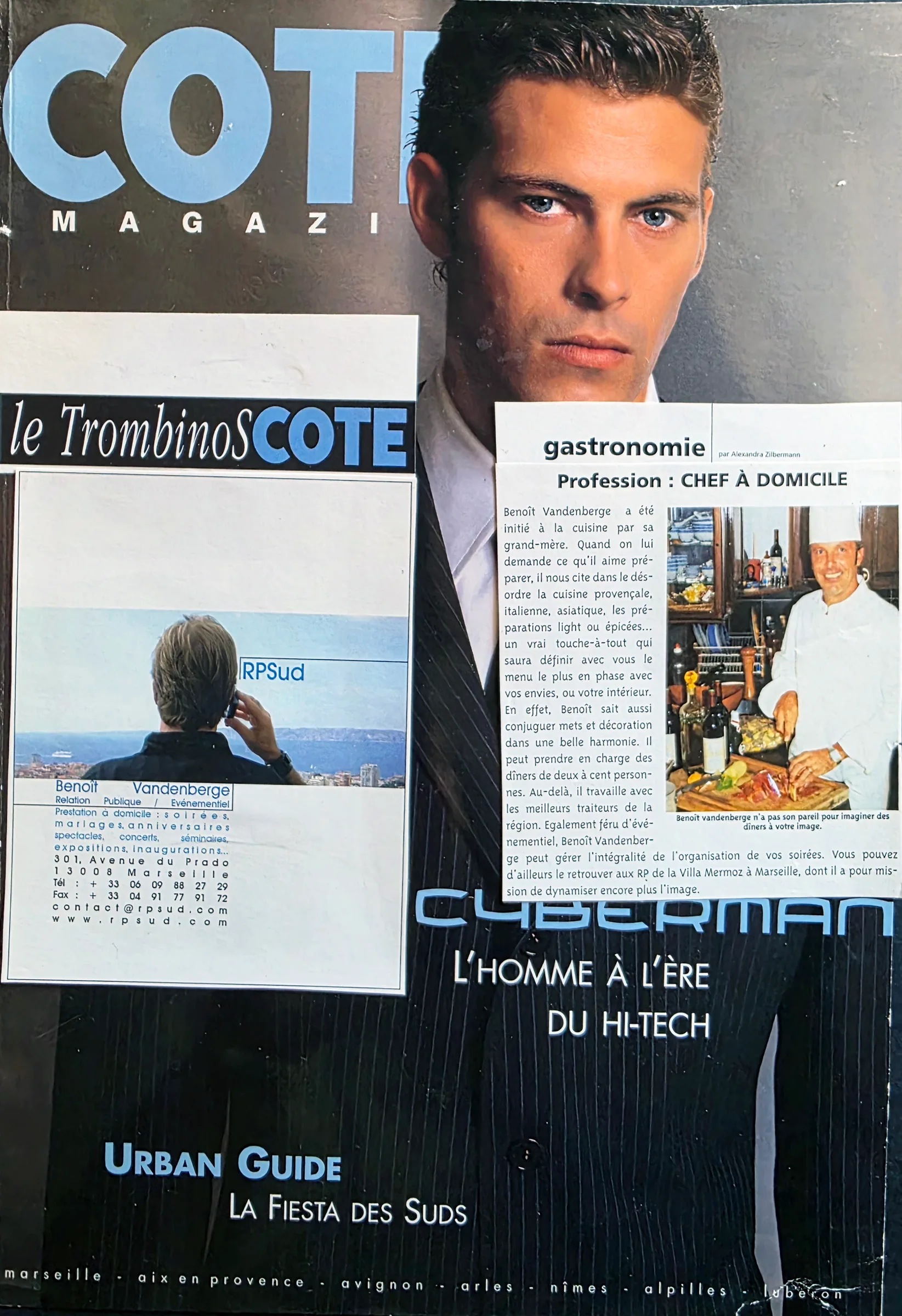 Profession : chef à domicile — portrait de Benoît Vandenberge