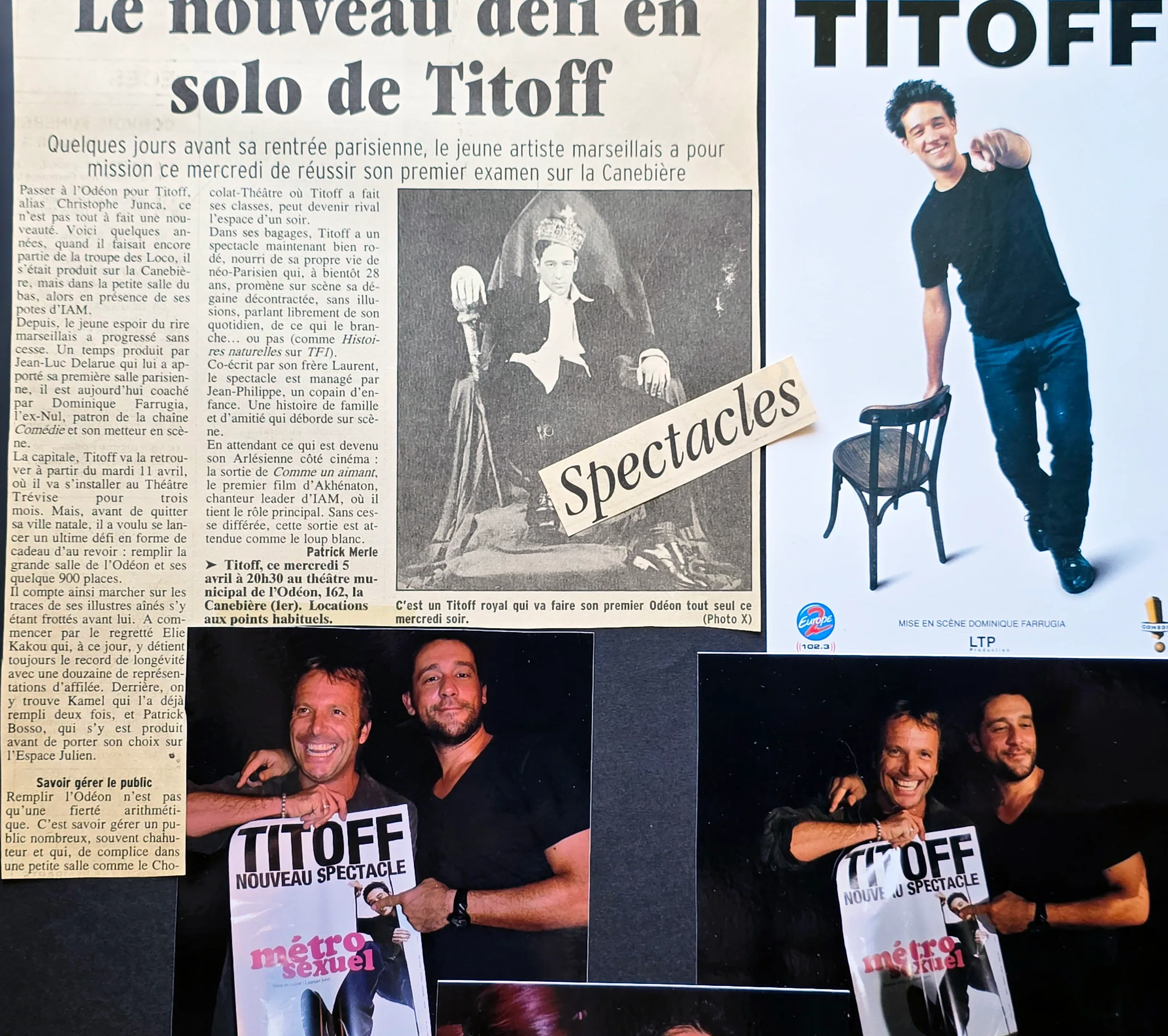 Le nouveau défi en solo de Titoff à l'Odéon