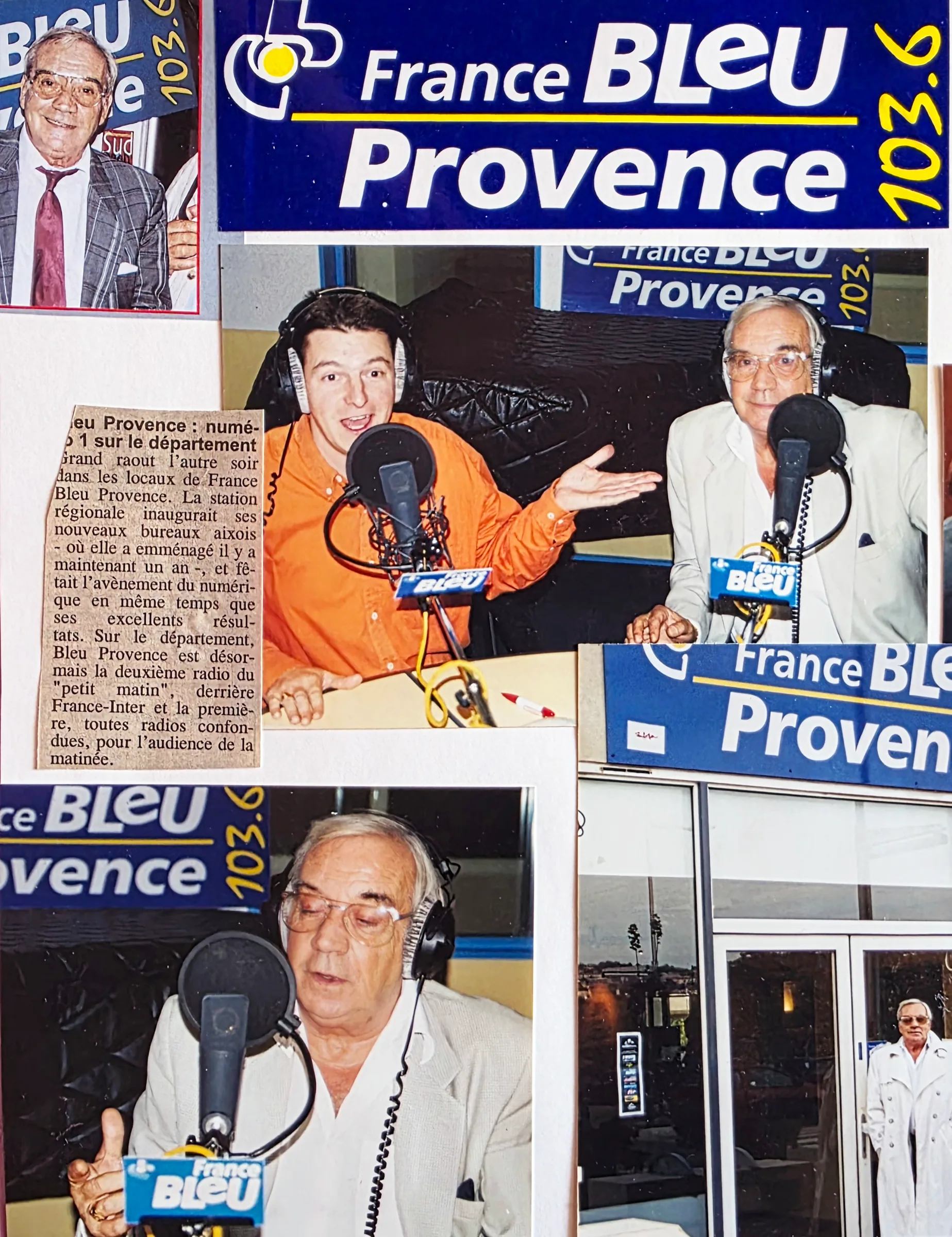 Franck Fernandel au micro de France Bleu Provence