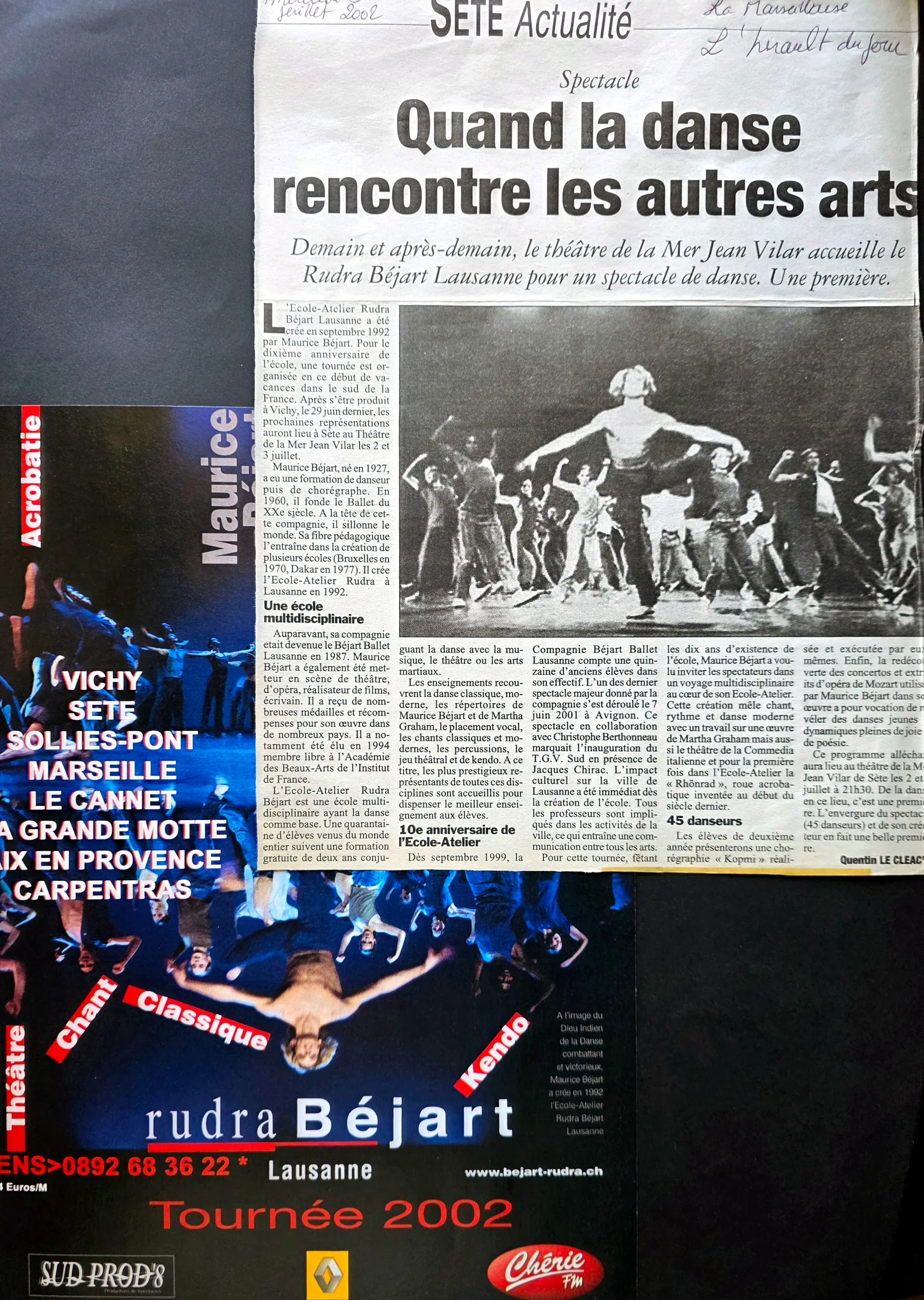 Quand la danse rencontre les autres arts — Rudra Béjart à Sète