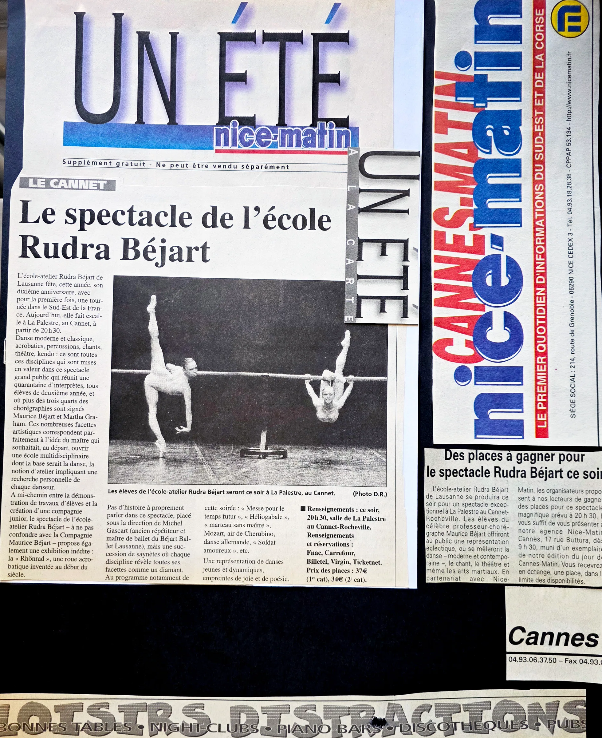 Le spectacle de l'école Rudra Béjart à La Palestre du Cannet