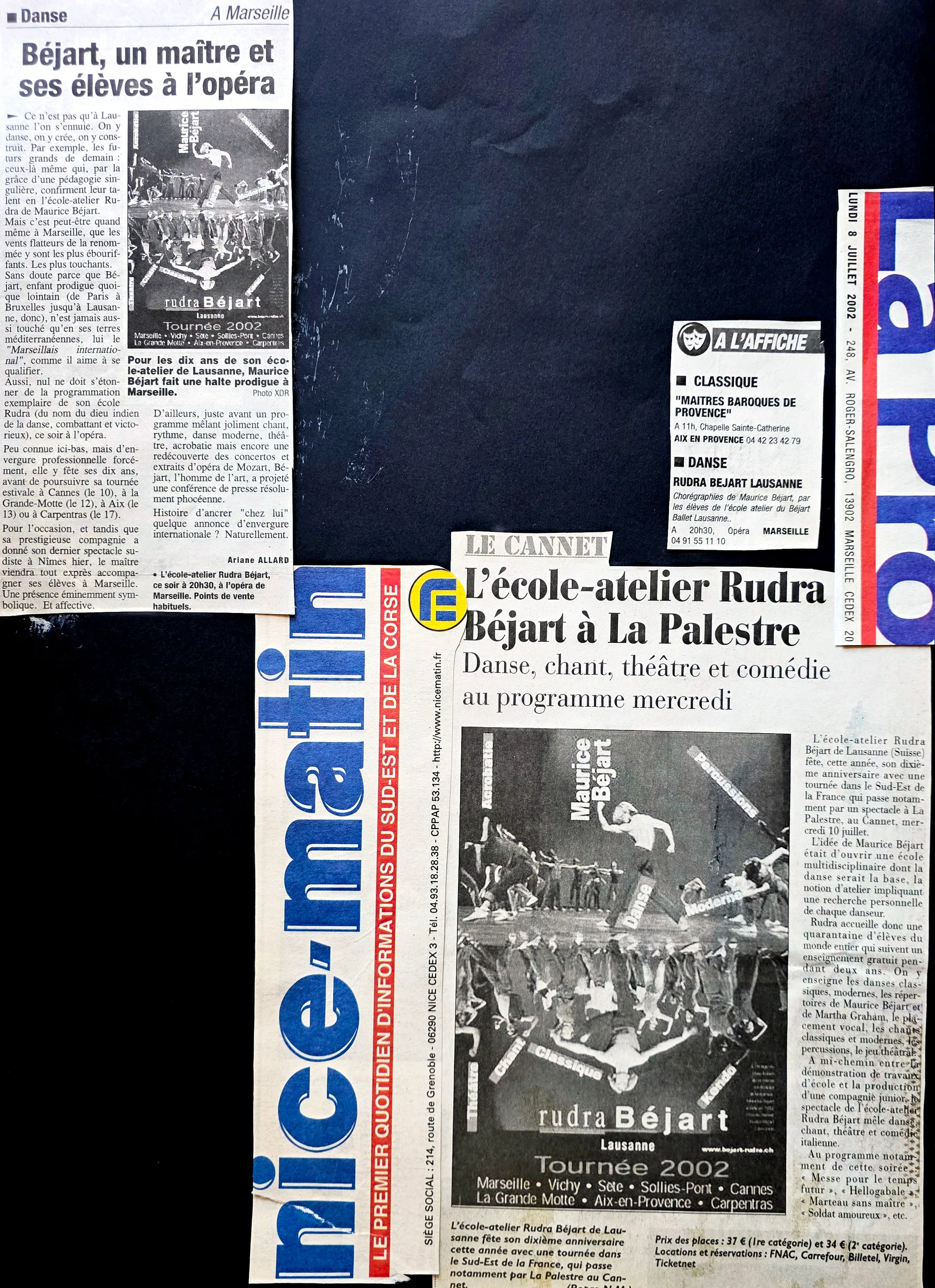 Béjart, un maître et ses élèves à l'Opéra de Marseille