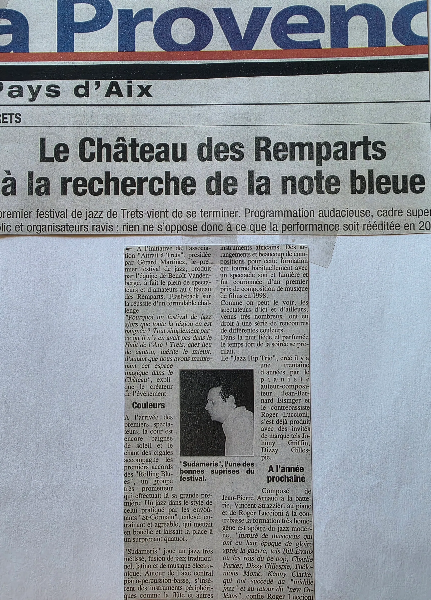 Le Château des Remparts à la recherche de la note bleue