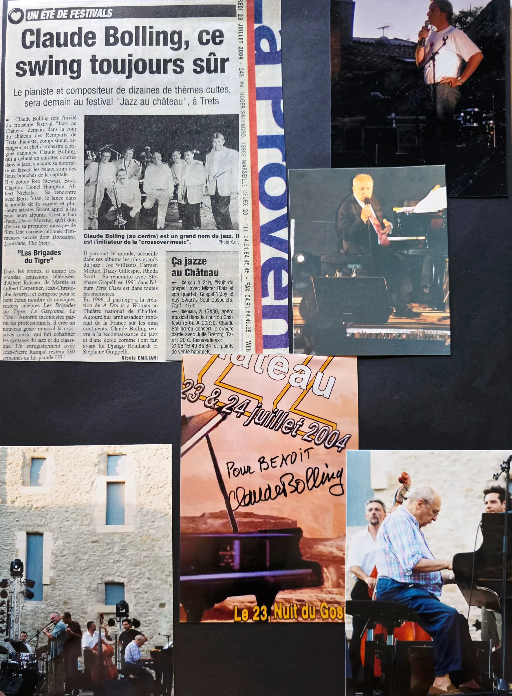 Claude Bolling, ce swing toujours sûr, à Jazz au Château
