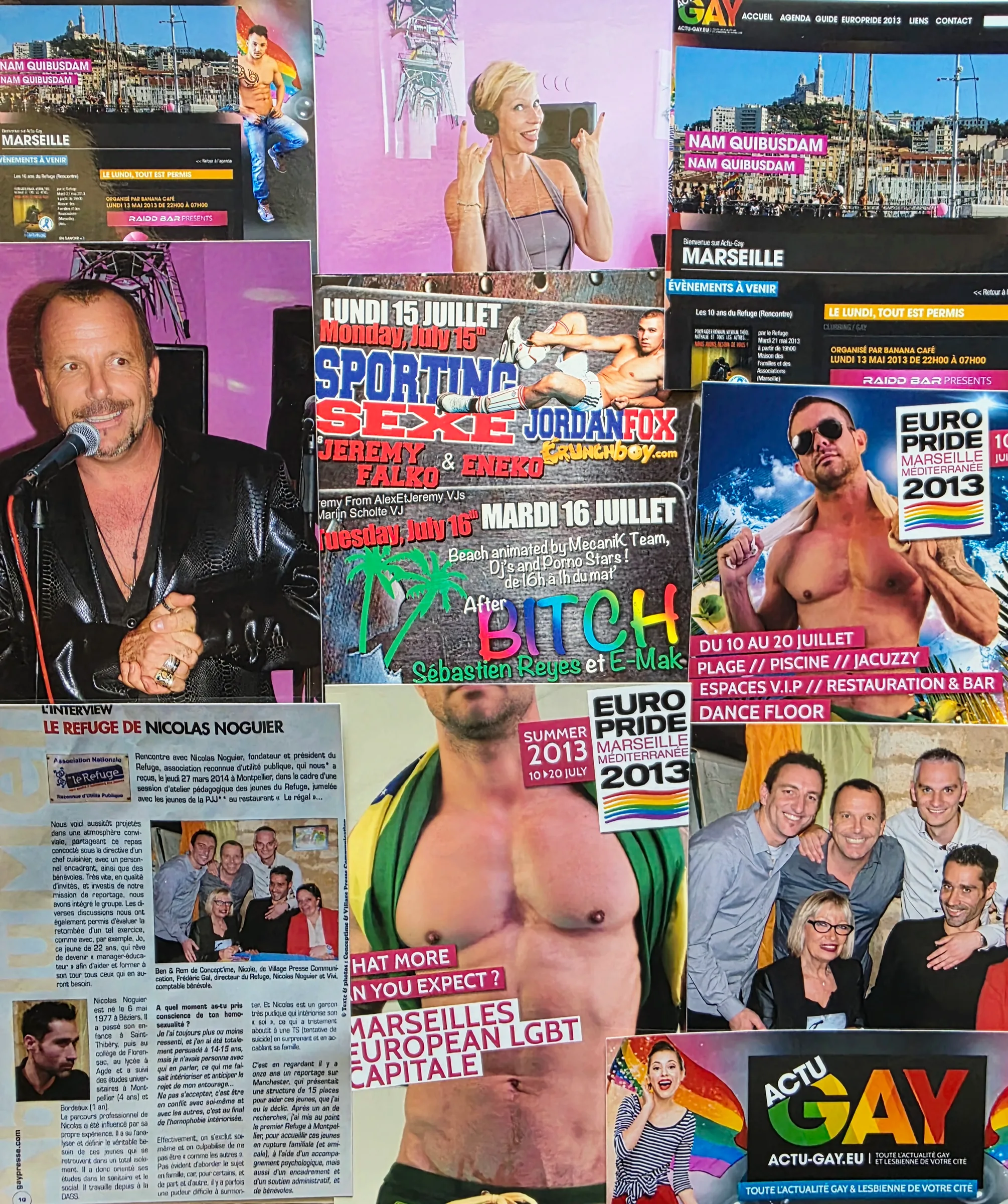 EuroPride Marseille 2013 et l'interview de Nicolas Noguier