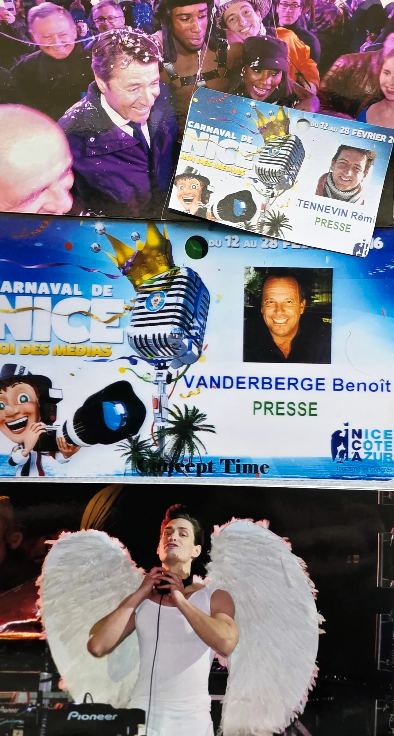 Accréditations presse Concept Time au Carnaval de Nice 2016