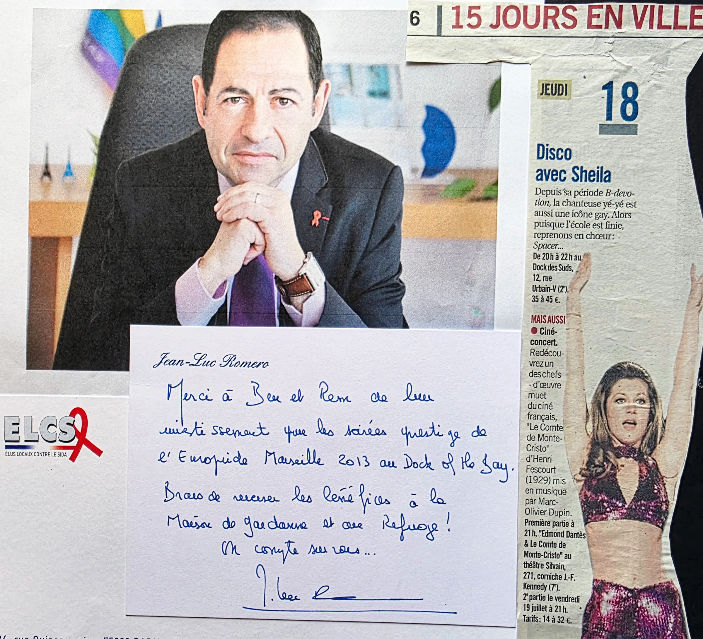 Le mot de Jean-Luc Roméro et la soirée Disco avec Sheila