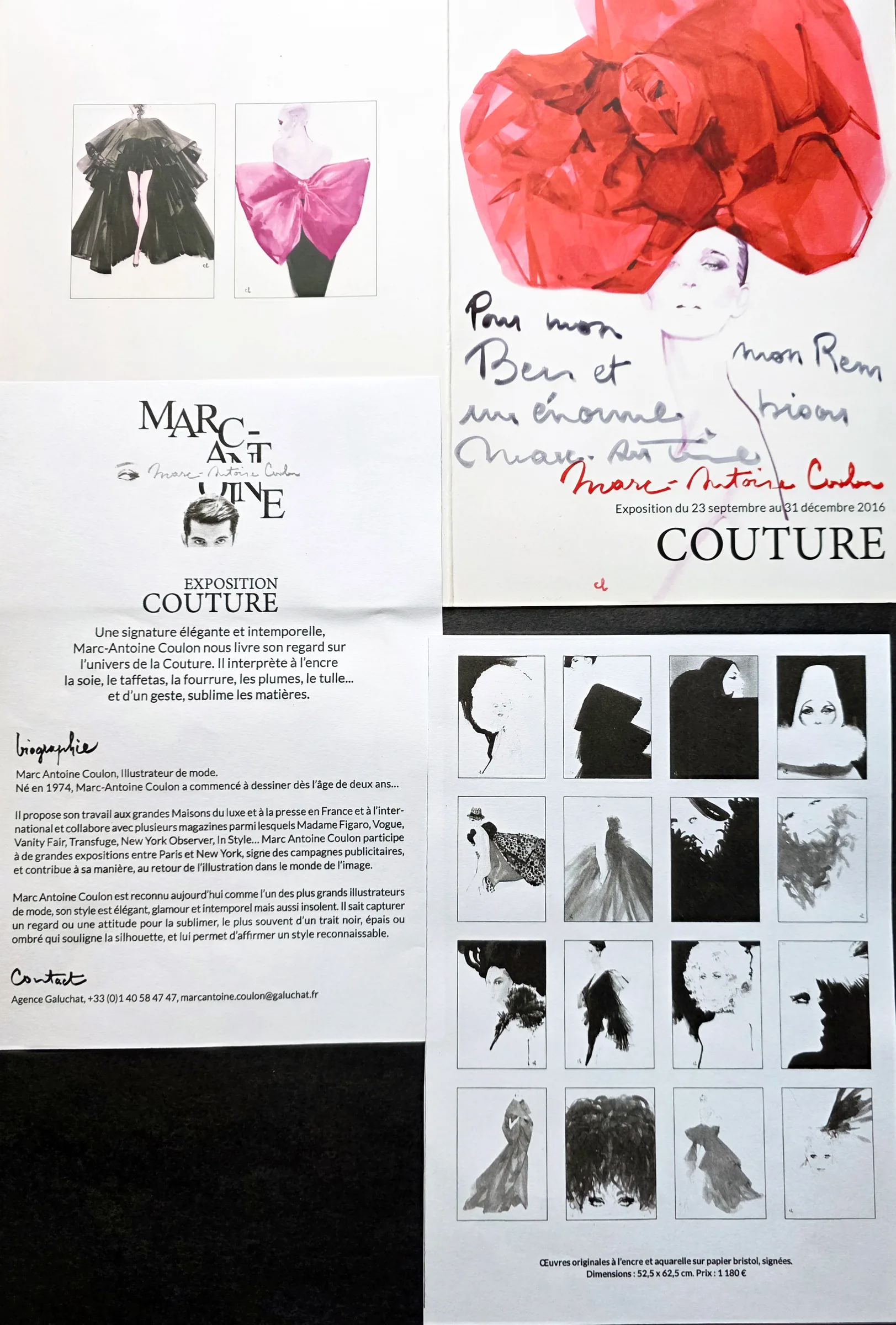 L'exposition Couture de Marc-Antoine Coulon, dédicacée à Ben & Rem