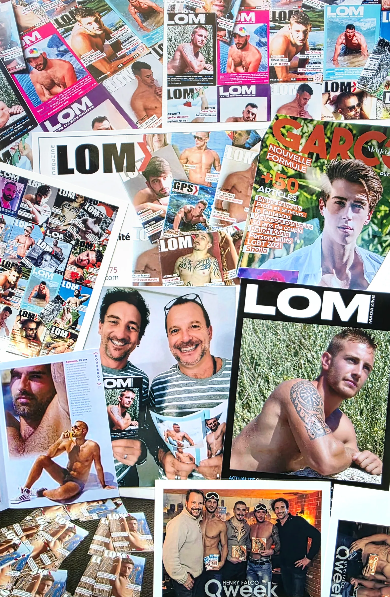 Les couvertures de LOM Magazine signées BenRem