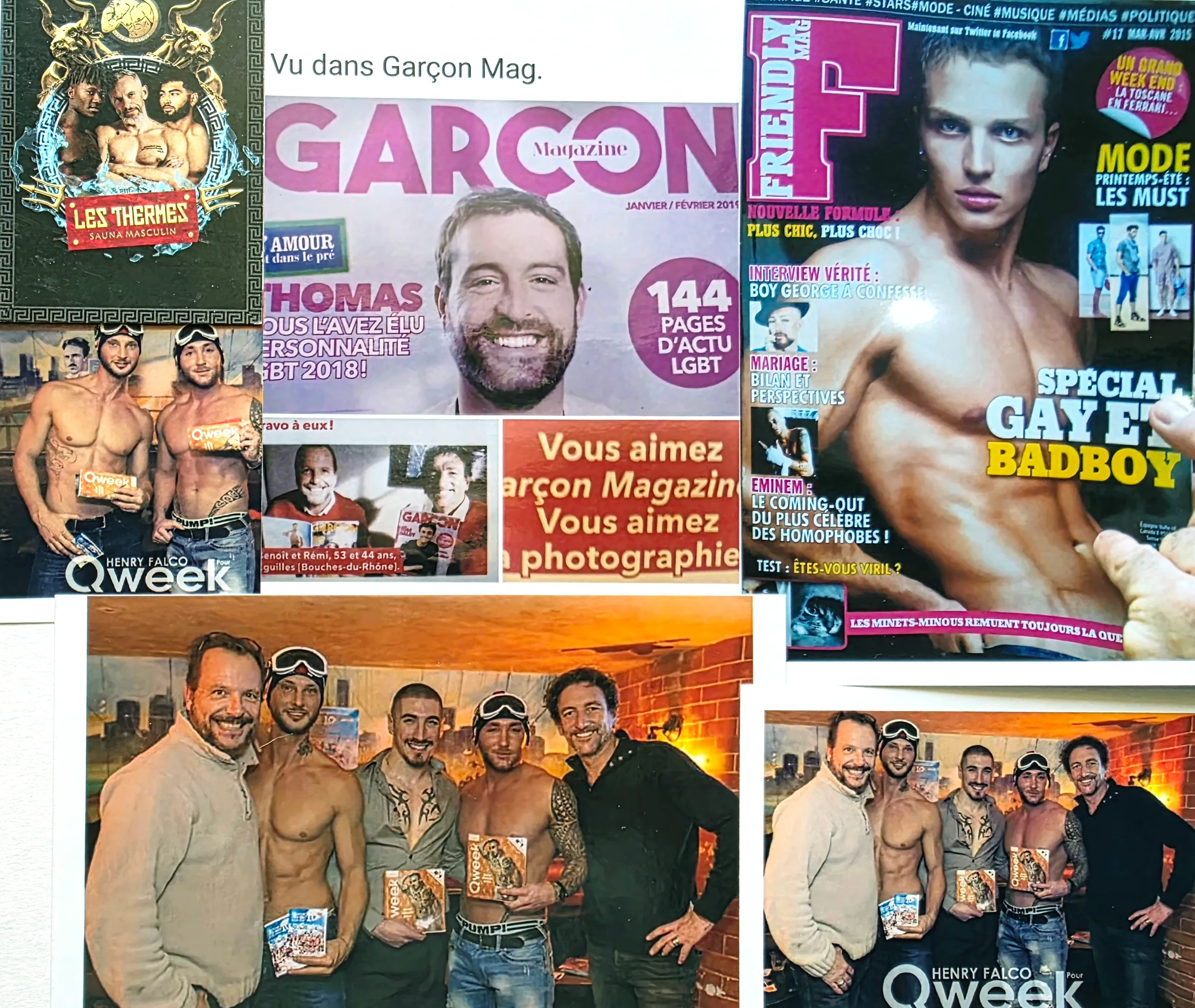 Benoît et Rémi vus dans Garçon Magazine