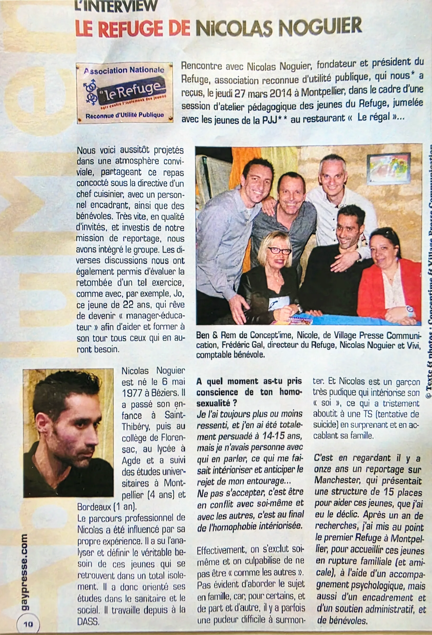 L'interview du Refuge de Nicolas Noguier par Ben & Rem