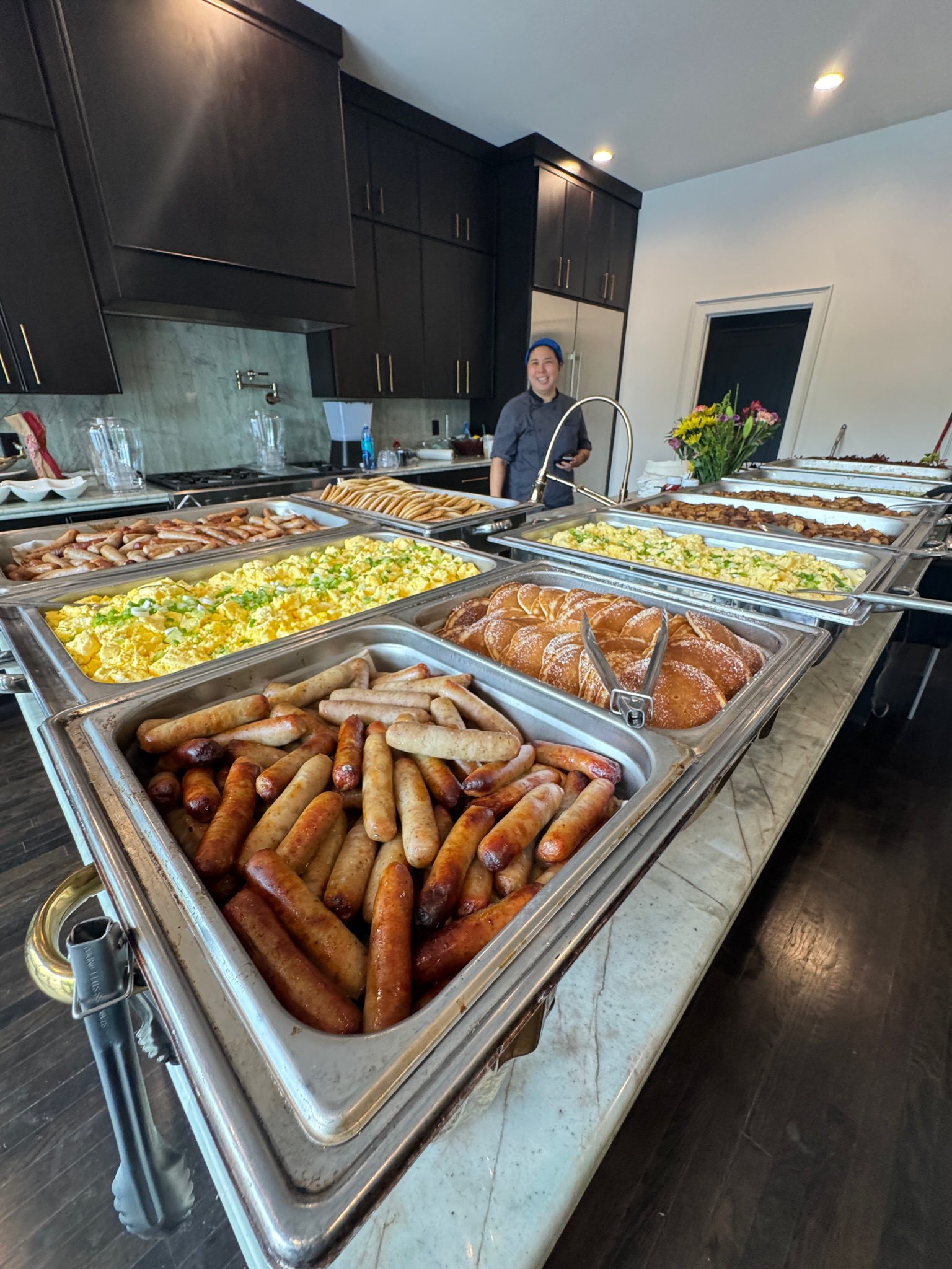 Wedding catering spread