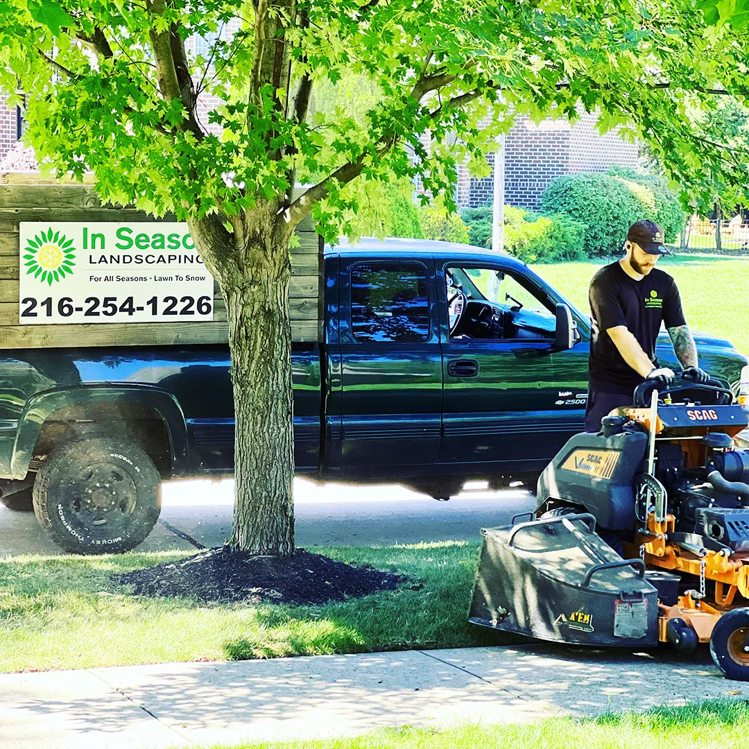 Professional lawn care services by In Season Landscaping in North Ridgeville, Ohio