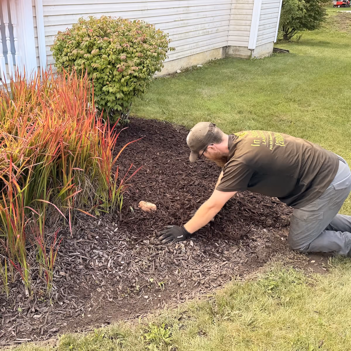 In Season Landscaping landscape bed improvements and property enhancements