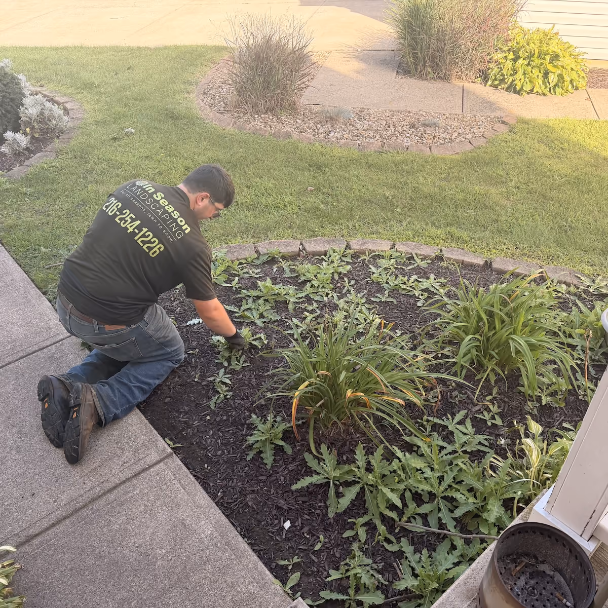 Curb appeal landscaping by In Season Landscaping