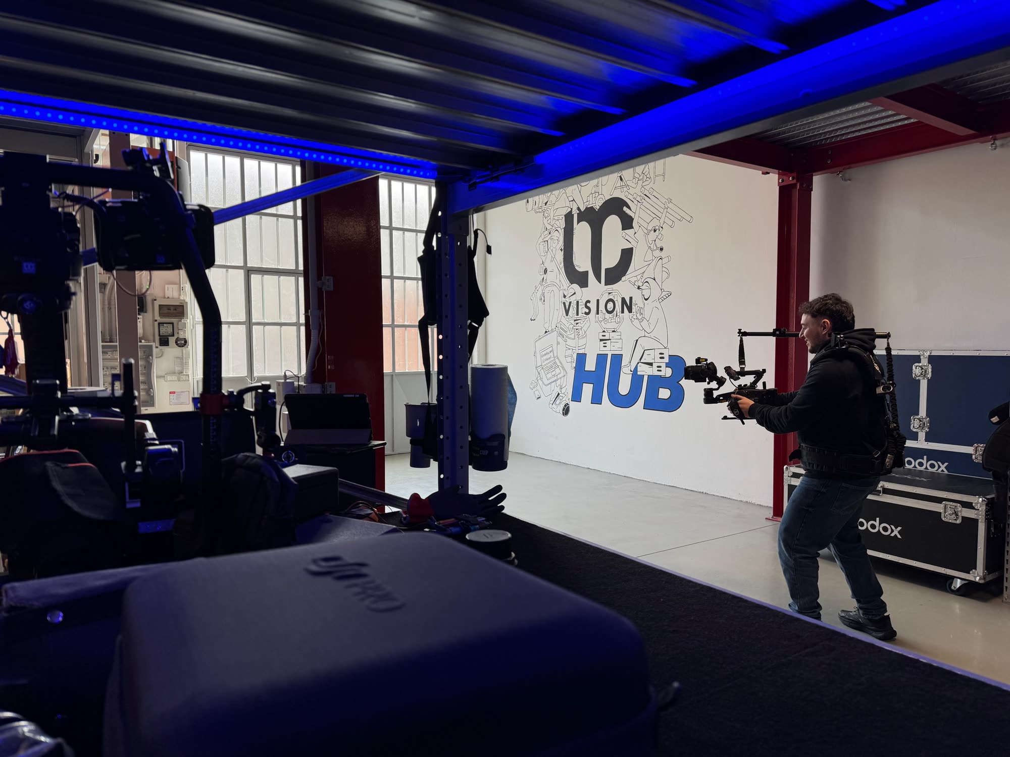 Il murale dell'HUB