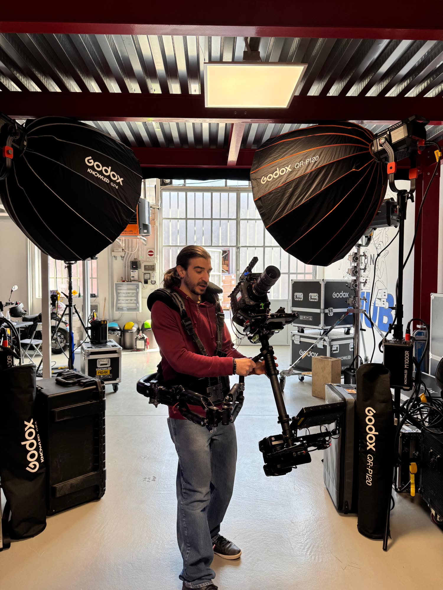 Steadicam pronta a partire