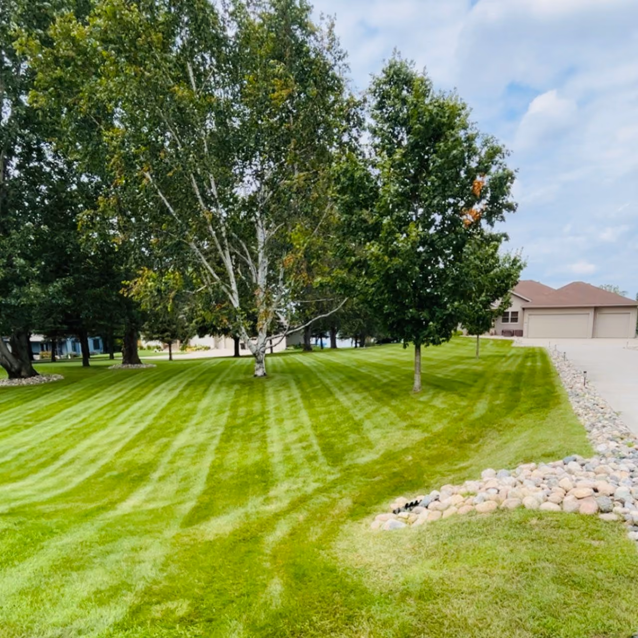 Weekly lawn mowing and maintenance near me by Musolf Property Maintenance for a clean, polished lawn in Becker County Minnesota