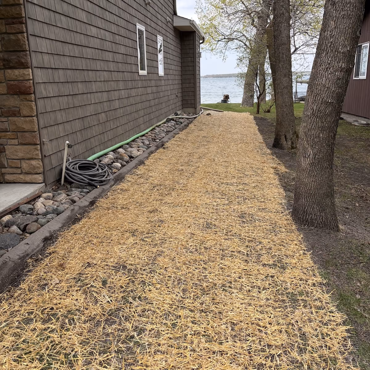 Professional sod installation by Musolf Property Maintenance for a lush new lawn in Detroit Lakes Minnesota