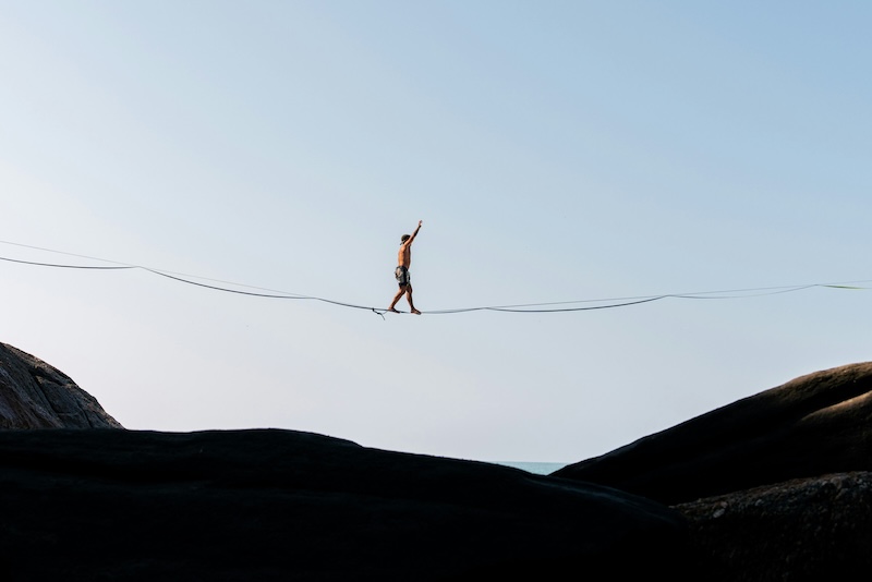 Image of a tightrope walker