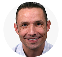 Portrait of Phil Hewson, Director of Product Design