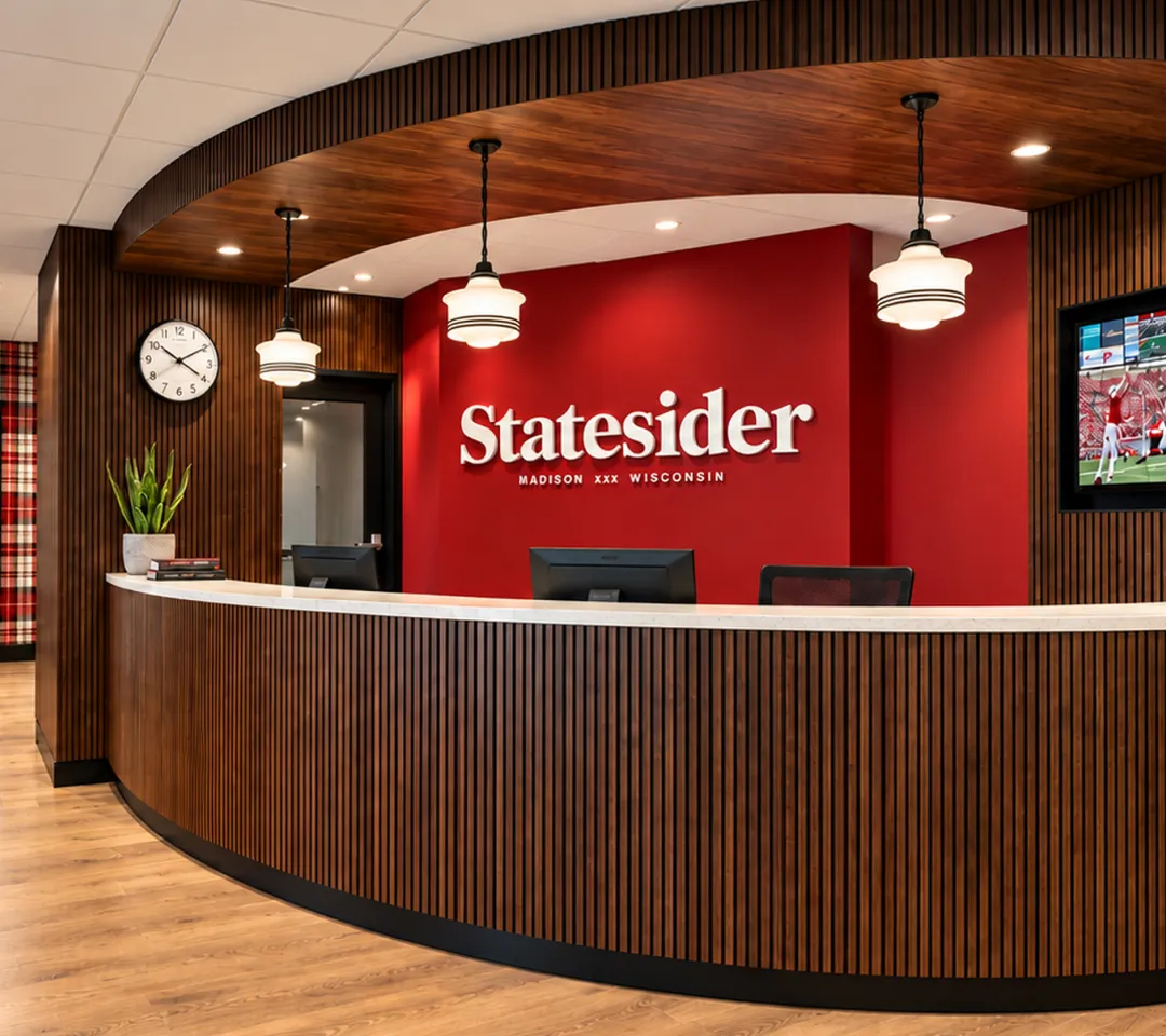 Statesider marketplace and grab-and-go servery