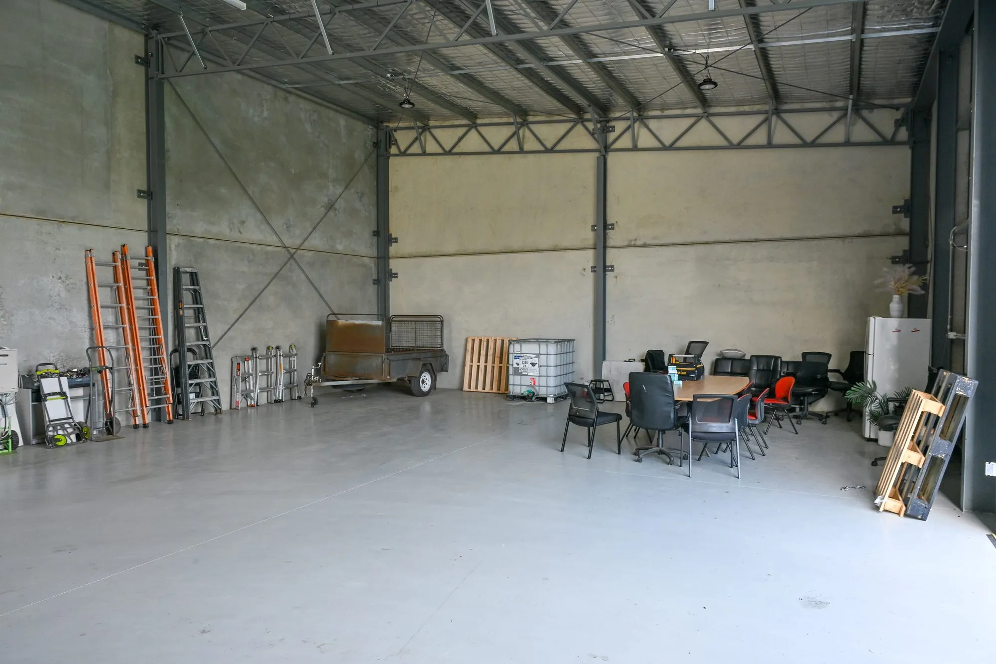 Inside the HomeSafeGV warehouse in Kialla