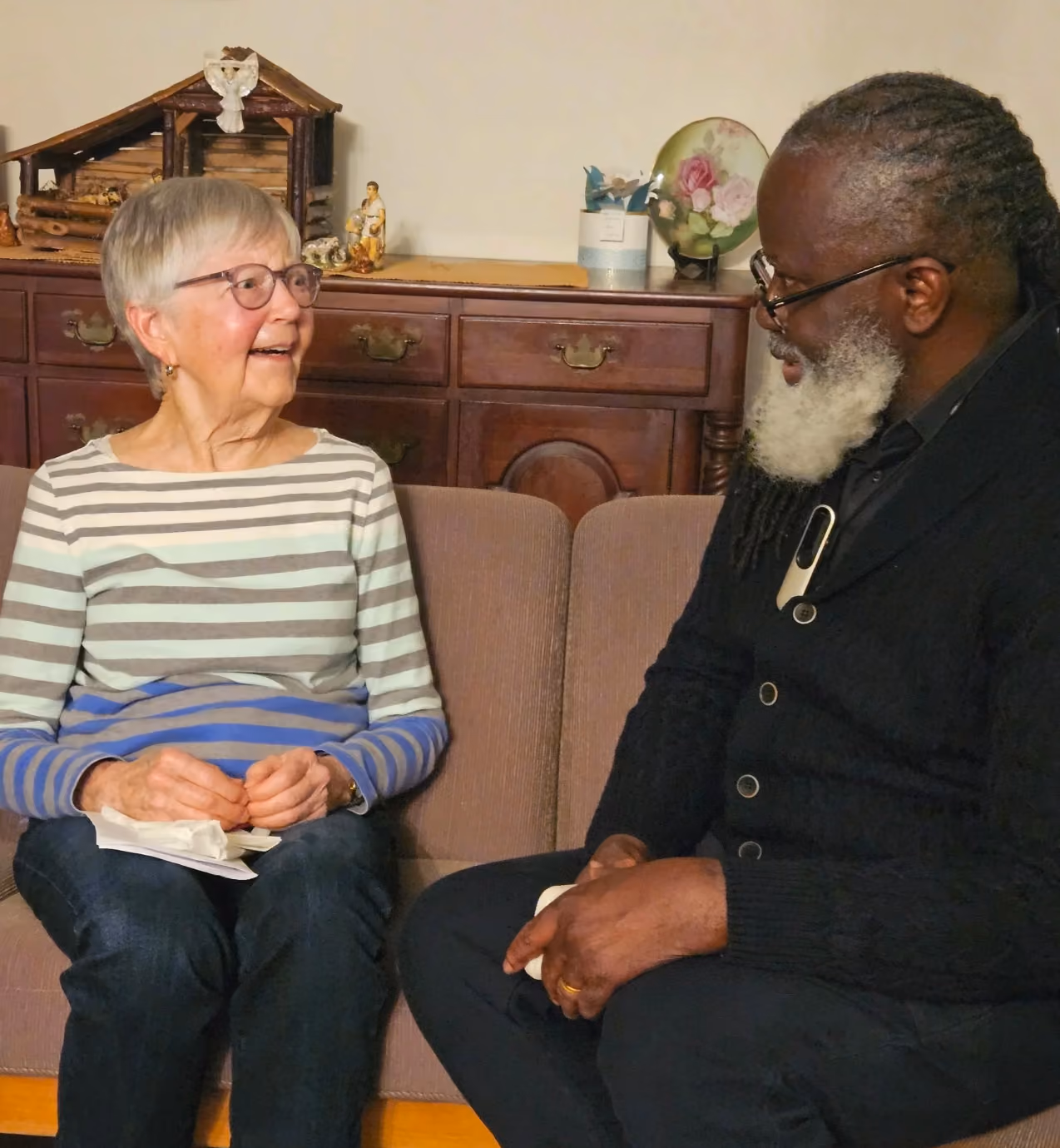 Dr. Igdaliah Jackson interviewing