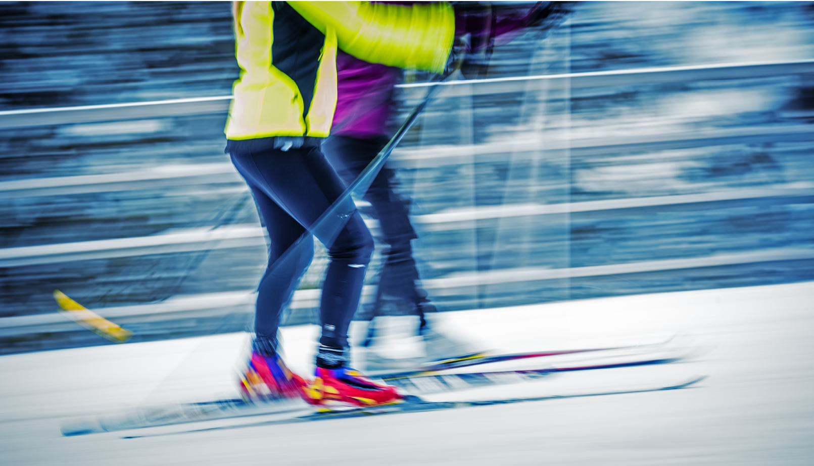  As the morning progressed, the trails became a map of grooves, so staying on track was smoother and more effortless 