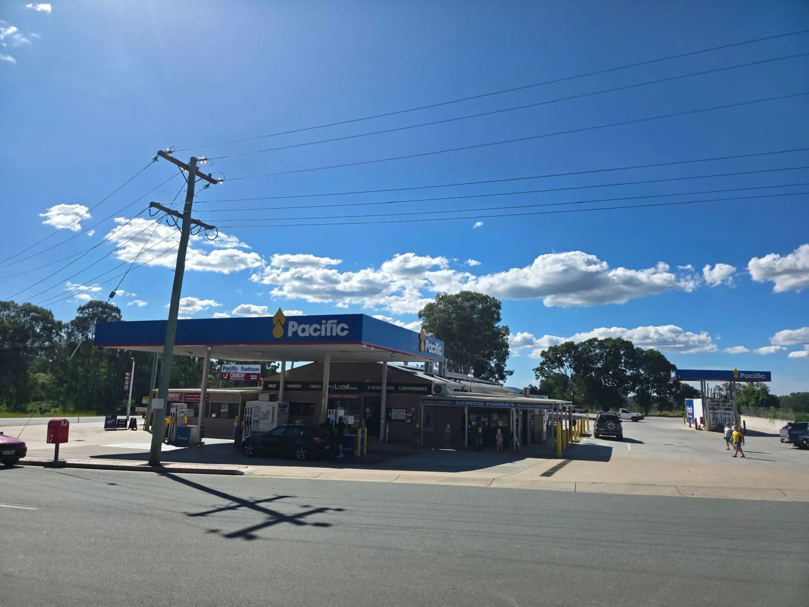 Pacific Glenwood Roadhouse forecourt, joined the network 2024