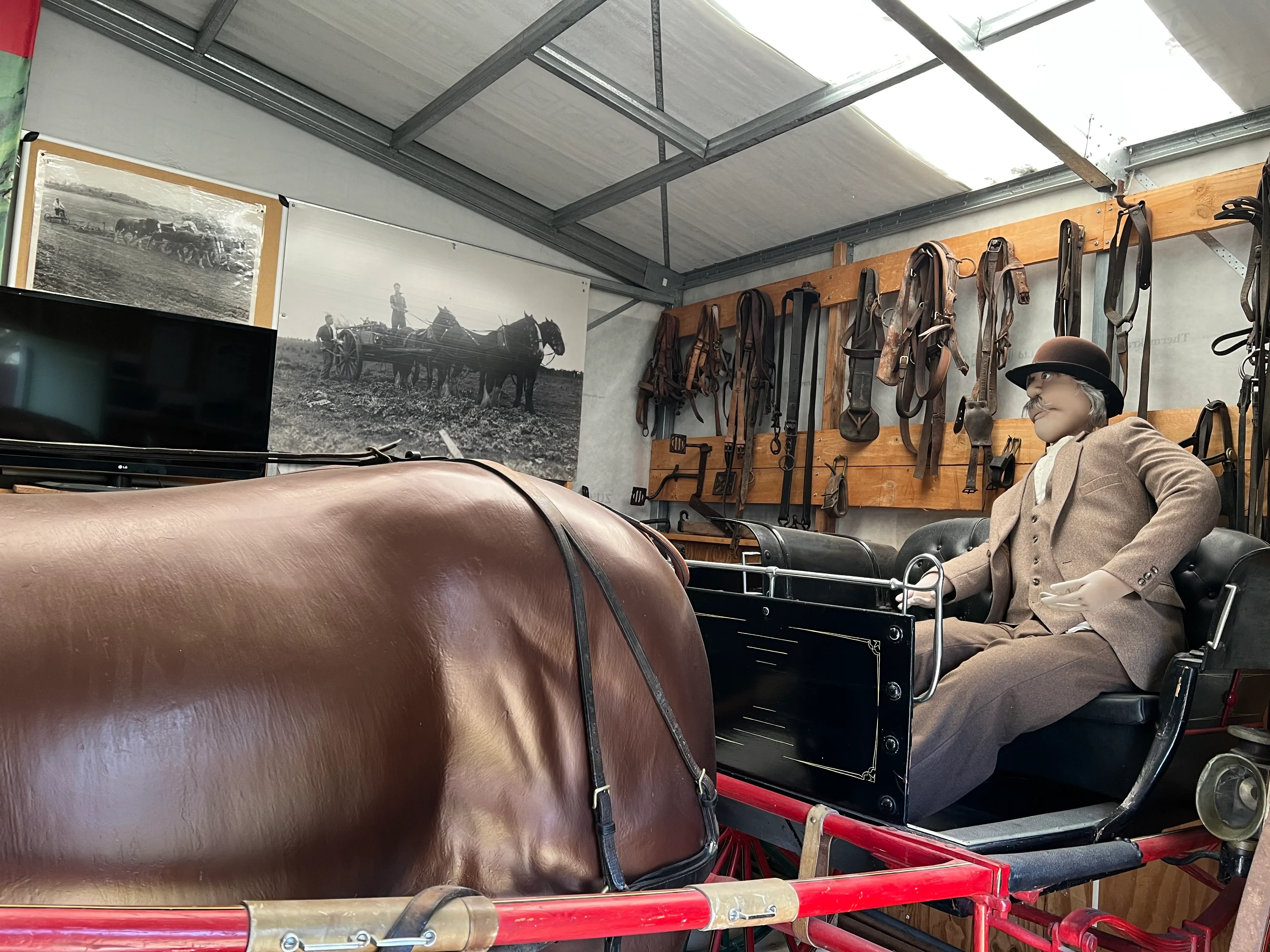 The museum in the old stables at 85 High Street, Bulls