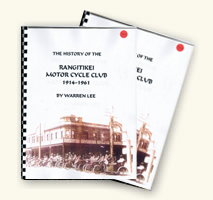 Cover of History of the Rangitikei Motorcycle Club