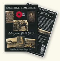 Cover of Rangitikei Remembers, Stories from the First World War